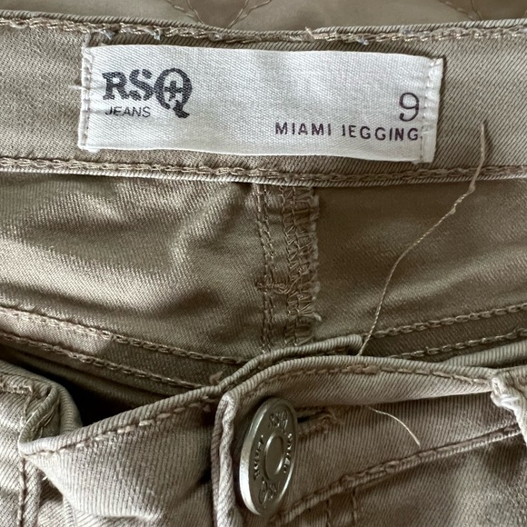 RSQ Brand Khaki Jeggings - Picture 6 of 9